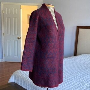 Old Navy Red and Blue Women's Cardigan